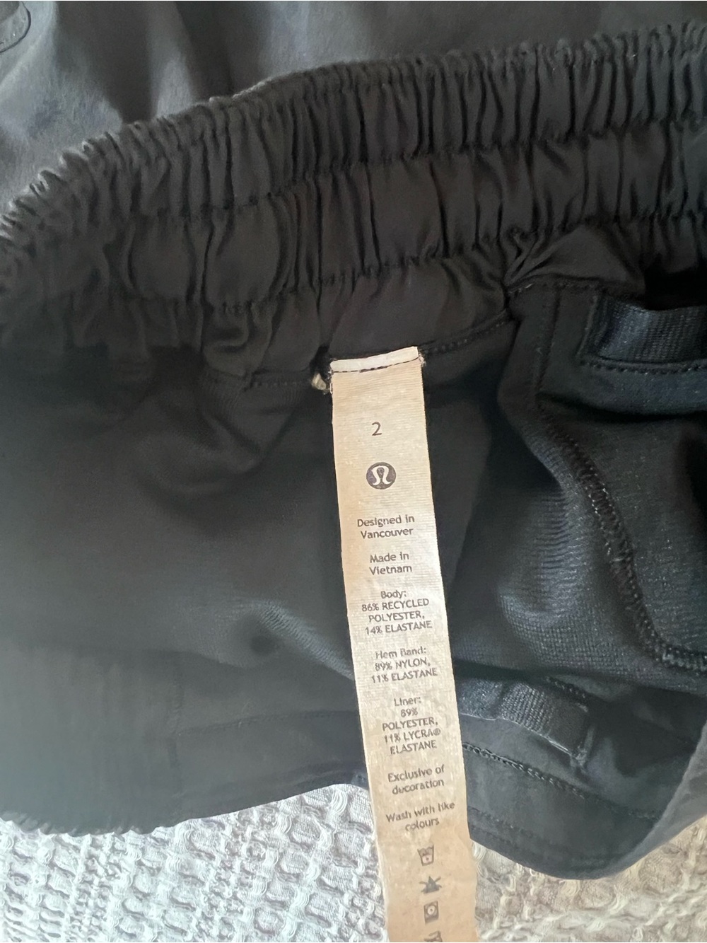 lululemon athletica Black Athletic Shorts with Mesh Insets - Picture 7 of 8